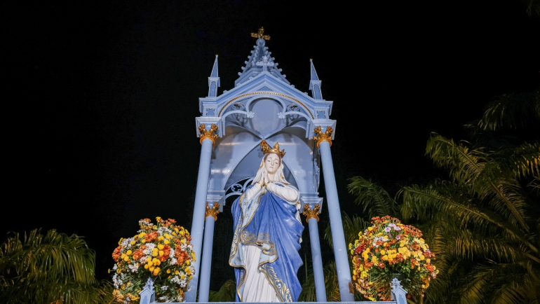 A visitante